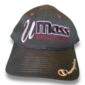 VTG 90s University of Massachusetts Umass Champion Snapback Hat‎ John Calipari